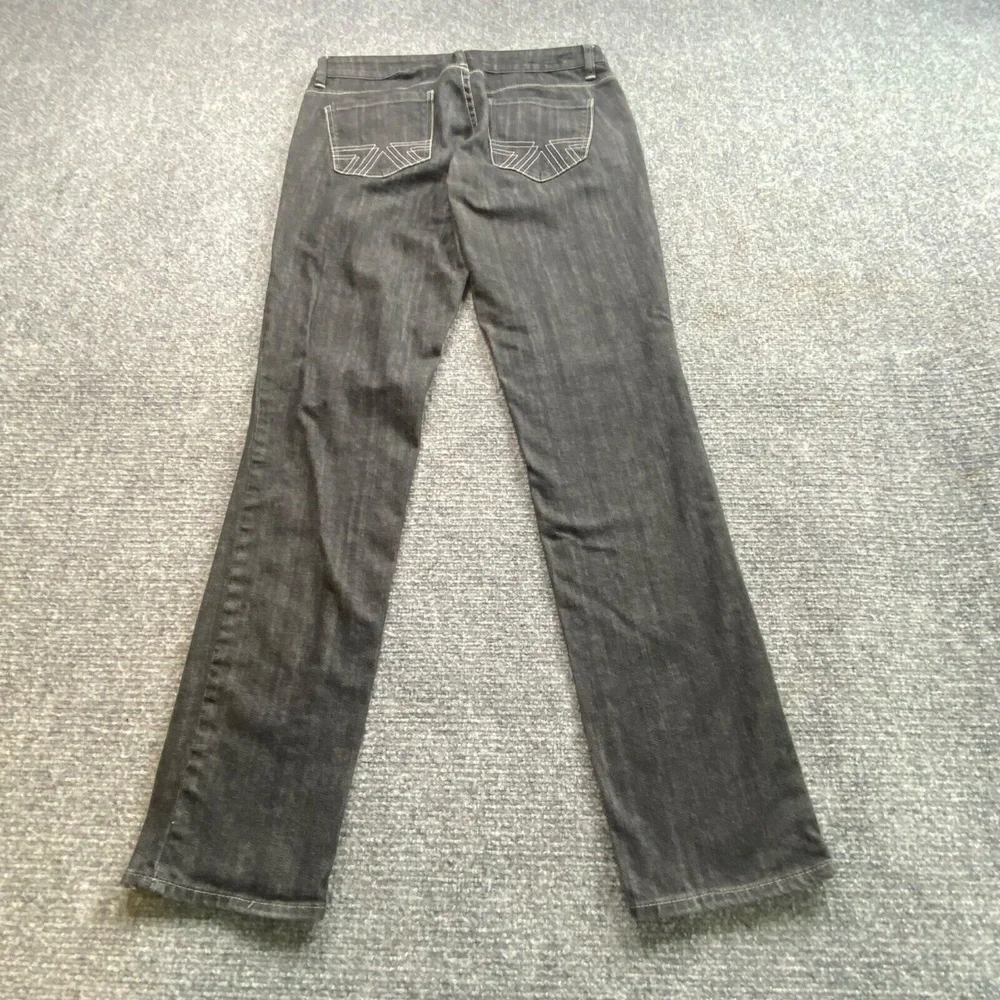 American Eagle Jeans Womens 8‎ Black 32x32 Slim Fit Whimsigoth Dark Minimalist